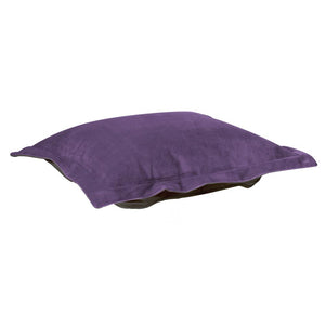 Howard Elliott Puff Ottoman Cover - Transform Your Furniture With Luxurious Faux Fur For A Chic Home Makeover! Purple 100% Polyester C310-223-howard-elliott