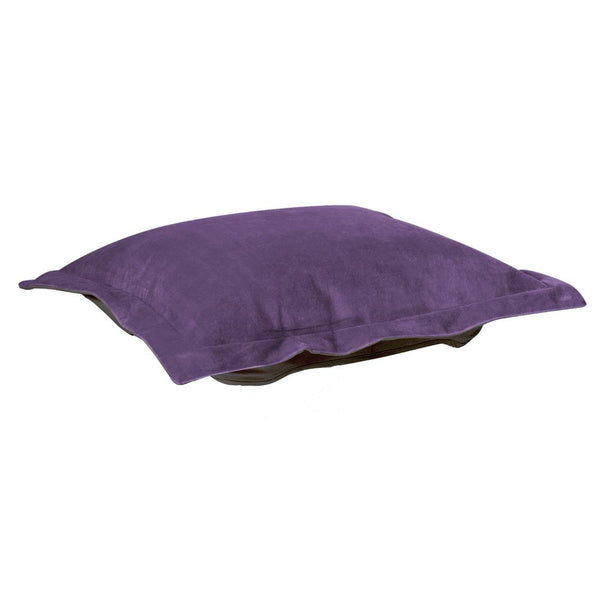 Howard Elliott Puff Ottoman Cover - Transform Your Furniture With Luxurious Faux Fur For A Chic Home Makeover! Purple 100% Polyester C310-223-howard-elliott