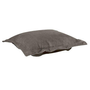 Howard Elliott Puff Ottoman Cover - Transform Your Furniture With Luxurious Faux Fur For A Chic Home Makeover! Gray 100% Polyester C310-225-howard-elliott