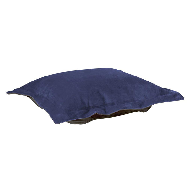Howard Elliott Puff Ottoman Cover - Transform Your Furniture With Luxurious Faux Fur For A Chic Home Makeover! Blue 100% Polyester C310-972-howard-elliott
