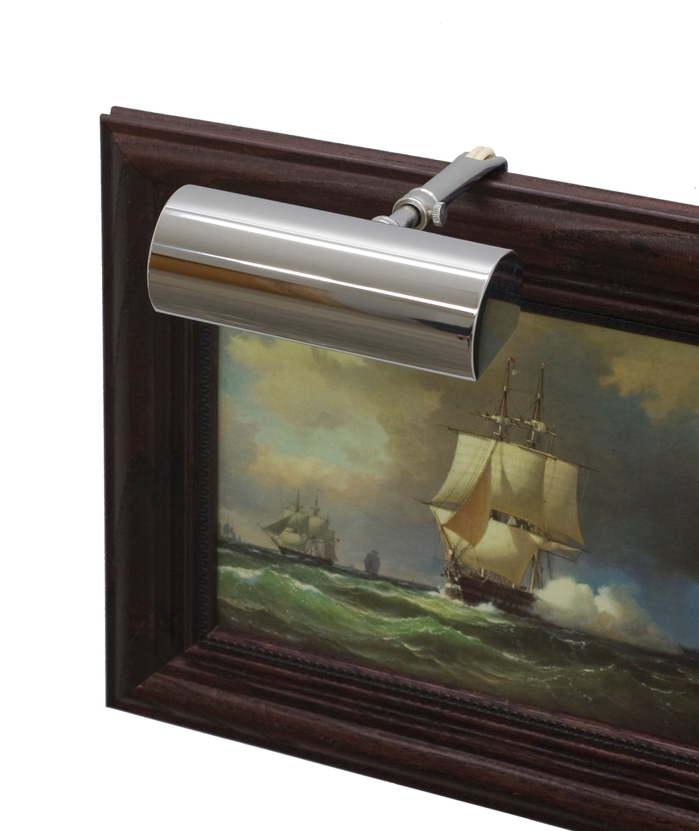 House Of Troy Contemporary Plug-in Picture Lights With Adjustable Arm For Perfect Art Display In Any Room Gold Metal C5-1