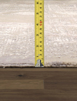 Pasargad Home Modern Hand-knotted Area Rug – Elegant Abstract Design In Premium Viscose Silk & Wool   Prj-4 12x15