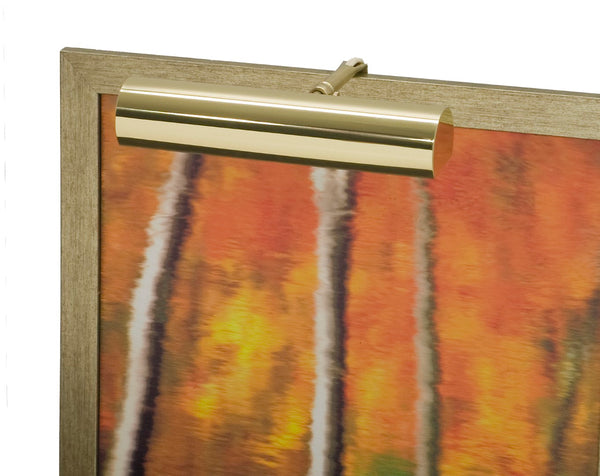 House Of Troy Contemporary Plug-in Picture Lights: Elevate Your Art With Adjustable Gold Accent Lighting Solutions Polished Brass Metal C9-61