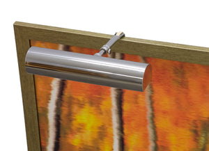 House Of Troy Contemporary Plug-in Picture Lights: Elevate Your Art With Adjustable Gold Accent Lighting Solutions Chrome Metal C9-62