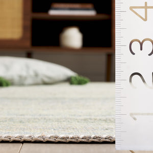 Safavieh Cabo Contemporary Area Rug - Elegant Beige And Green Design For Modern Living Spaces, 8x10 Ft Beige ,Green 97% Polyester,3% Cotton Cab354b-28