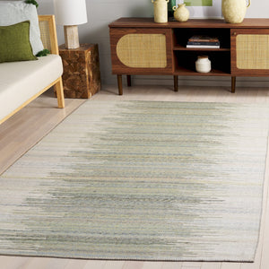 Safavieh Cabo Contemporary Area Rug - Elegant Beige And Green Design For Modern Living Spaces, 8x10 Ft Beige ,Green 97% Polyester,3% Cotton Cab354b-28