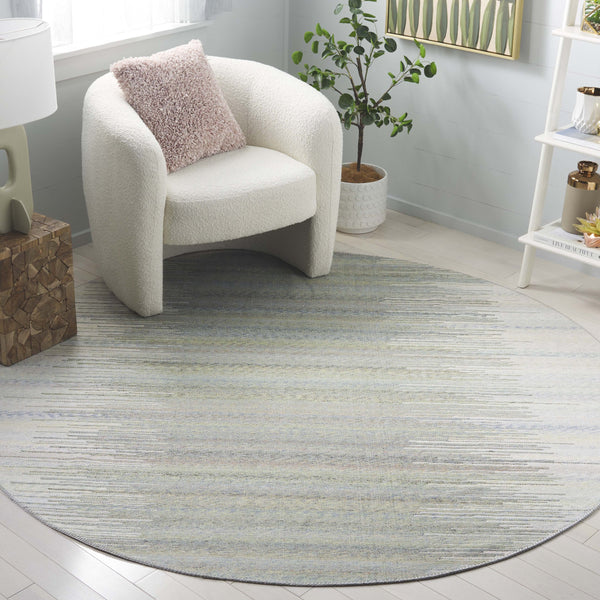 Safavieh Cabo Contemporary Area Rug - Elegant Beige And Green Design For Modern Living Spaces, 8x10 Ft Beige ,Green 97% Polyester,3% Cotton Cab354b-28