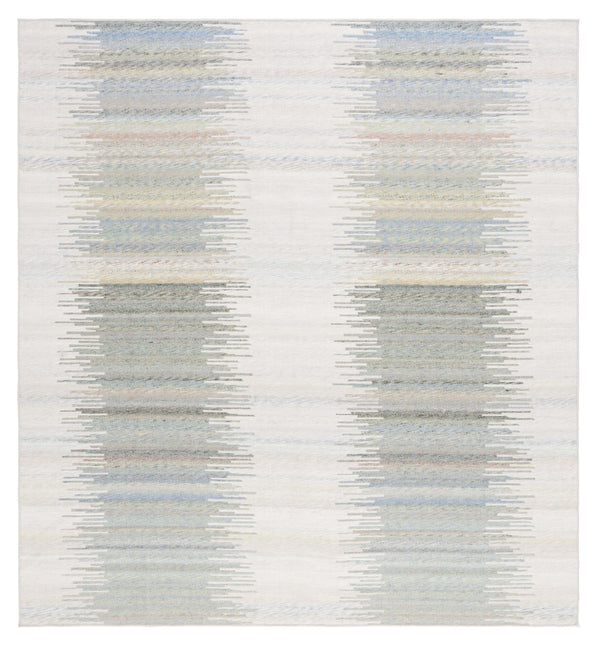 Safavieh Cabo Contemporary Area Rug - Elegant Beige And Green Design For Modern Living Spaces, 8x10 Ft Beige ,Green 97% Polyester,3% Cotton Cab354b-28