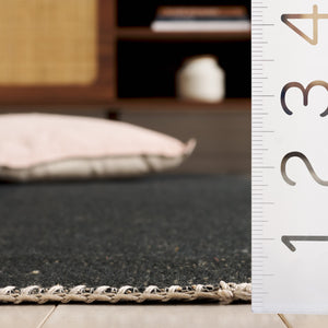 Safavieh Cabo Contemporary Area Rug - Elegant Beige And Green Design For Modern Living Spaces, 8x10 Ft Beige ,Black 97% Polyester,3% Cotton Cab354c-7r