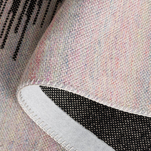 Safavieh Cabo Contemporary Area Rug - Elegant Beige And Green Design For Modern Living Spaces, 8x10 Ft Beige ,Black 97% Polyester,3% Cotton Cab354c-7r