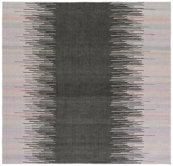 Safavieh Cabo Contemporary Area Rug - Elegant Beige And Green Design For Modern Living Spaces, 8x10 Ft Beige ,Black 97% Polyester,3% Cotton Cab354c-7r