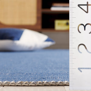 Safavieh Cabo Contemporary Area Rug - Elegant Beige And Green Design For Modern Living Spaces, 8x10 Ft Beige ,Blue 97% Polyester,3% Cotton Cab354d-9