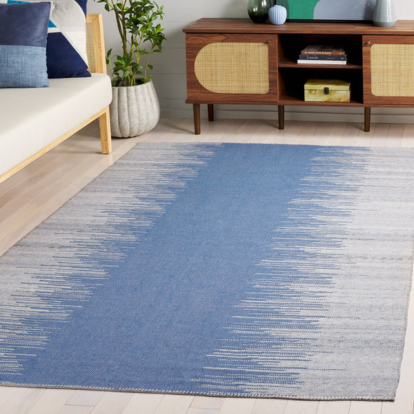Safavieh Cabo Contemporary Area Rug - Elegant Beige And Green Design For Modern Living Spaces, 8x10 Ft Beige ,Blue 97% Polyester,3% Cotton Cab354d-9