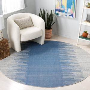 Safavieh Cabo Contemporary Area Rug - Elegant Beige And Green Design For Modern Living Spaces, 8x10 Ft Beige ,Blue 97% Polyester,3% Cotton Cab354d-9