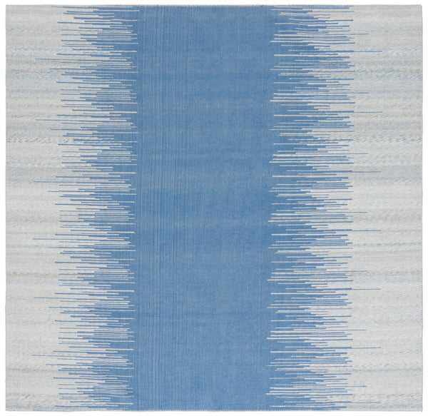 Safavieh Cabo Contemporary Area Rug - Elegant Beige And Green Design For Modern Living Spaces, 8x10 Ft Beige ,Blue 97% Polyester,3% Cotton Cab354d-9