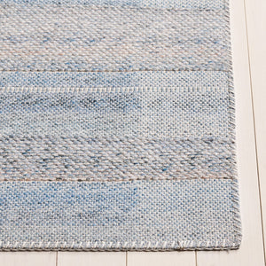 Safavieh Cabo Elegant Area Rug - Contemporary Design In Serene Hues, Perfect For Living Spaces & Comfort Beige ,Blue 97% Polyester,3% Cotton Cab356d-9