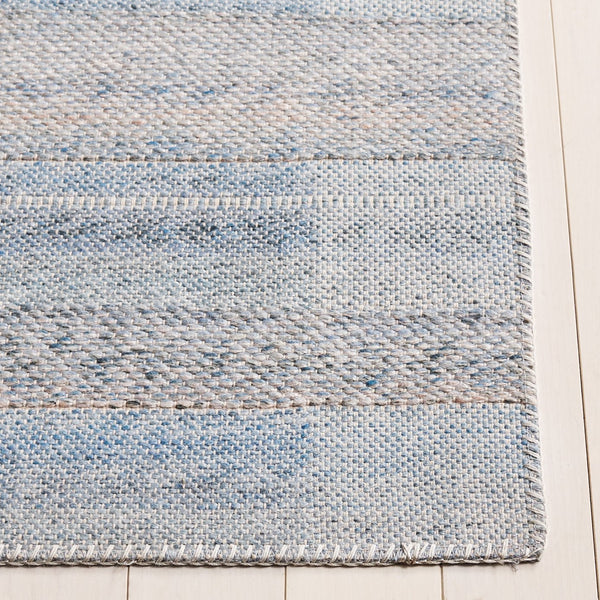 Safavieh Cabo Elegant Area Rug - Contemporary Design In Serene Hues, Perfect For Living Spaces & Comfort Beige ,Blue 97% Polyester,3% Cotton Cab356d-9