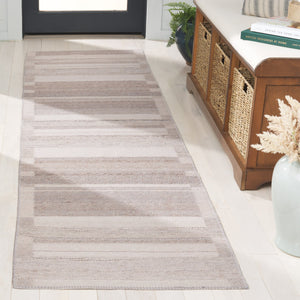 Safavieh Cabo Elegant Area Rug - Contemporary Design In Serene Hues, Perfect For Living Spaces & Comfort Grey ,Beige 97% Polyester,3% Cotton Cab356f-5