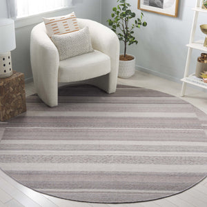 Safavieh Cabo Elegant Area Rug - Contemporary Design In Serene Hues, Perfect For Living Spaces & Comfort Grey ,Beige 97% Polyester,3% Cotton Cab356f-5
