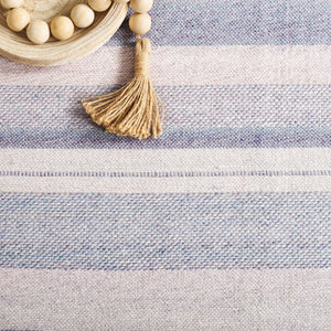 Safavieh Cabo Elegant Area Rug - Contemporary Design In Serene Hues, Perfect For Living Spaces & Comfort Blue ,Purple 97% Polyester,3% Cotton Cab356m-7sq