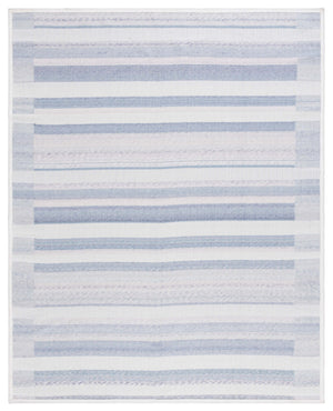 Safavieh Cabo Elegant Area Rug - Contemporary Design In Serene Hues, Perfect For Living Spaces & Comfort Blue ,Purple 97% Polyester,3% Cotton Cab356m-7sq