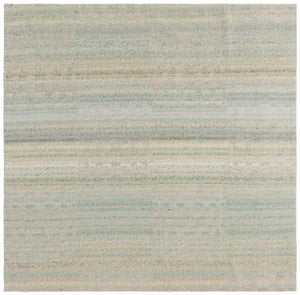 Safavieh Cabo Contemporary Striped Runner Rug – Stylish Blue-green Design For Elegant Home Décor Spaces Blue ,Green 97% Polyester,3% Cotton Cab360l-7sq