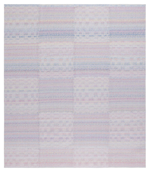 Safavieh Cabo Contemporary Striped Runner Rug – Stylish Blue-green Design For Elegant Home Décor Spaces Pink ,Blue 97% Polyester,3% Cotton Cab360u-28