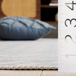 Safavieh Cabo Contemporary Chevron Area Rug - Elegant Light Blue And Beige Design For Stylish Home Decor Light Blue ,Beige 97% Polyester,3% Cotton Cab366k-28