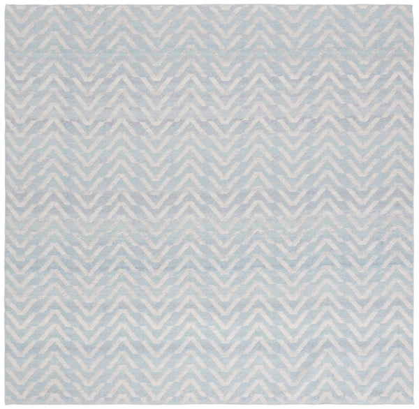 Safavieh Cabo Contemporary Chevron Area Rug - Elegant Light Blue And Beige Design For Stylish Home Decor Light Blue ,Beige 97% Polyester,3% Cotton Cab366k-28