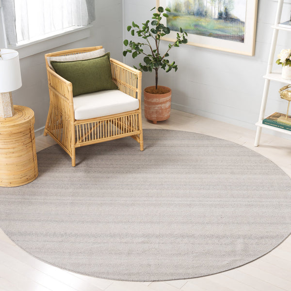 Safavieh Cabo Contemporary Area Rug In Elegant Gray - Soft, Durable Design For Modern Living Spaces Grey 97% Polyester,3% Cotton Cab368f-7sq