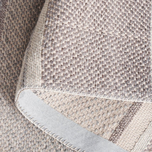 Safavieh Cabo Contemporary Area Rug - Elegant Flatweave Design For Any Home Decor, Soft & Durable Style Taupe ,Beige 97% Polyester,3% Cotton Cab370e-5