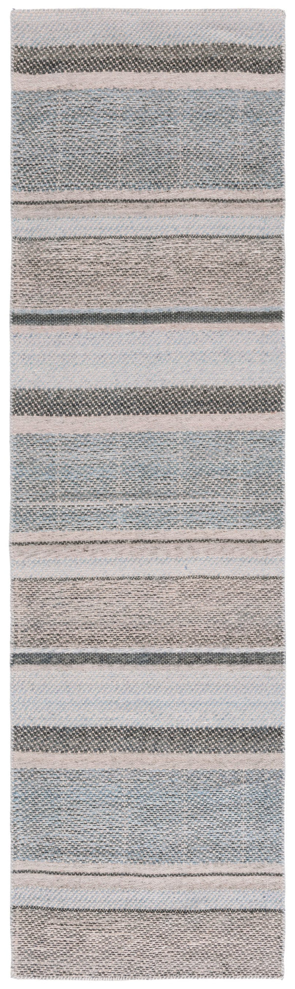 Safavieh Cabo Contemporary Area Rug - Elegant Flatweave Design For Any Home Decor, Soft & Durable Style Black ,Light Blue 97% Polyester,3% Cotton Cab370z-5