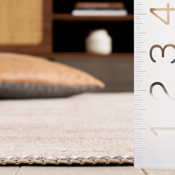 Safavieh Cabo Contemporary Round Area Rug - Elegant Abstract Design For Living Room Or Bedroom Décor Taupe ,Beige 97% Polyester,3% Cotton Cab373e-4