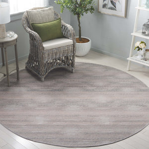 Safavieh Cabo Contemporary Round Area Rug - Elegant Abstract Design For Living Room Or Bedroom Décor Taupe ,Beige 97% Polyester,3% Cotton Cab373e-4