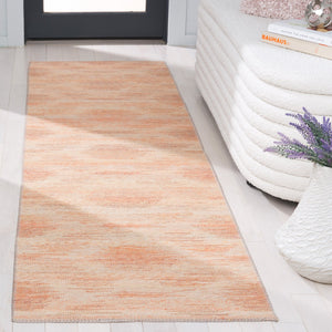 Safavieh Cabo Contemporary Round Area Rug - Elegant Abstract Design For Living Room Or Bedroom Décor Red ,Beige 97% Polyester,3% Cotton Cab373q-7sq