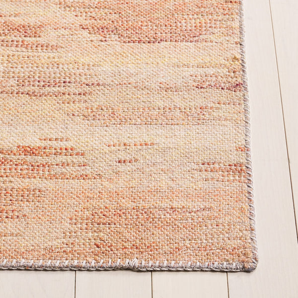 Safavieh Cabo Contemporary Round Area Rug - Elegant Abstract Design For Living Room Or Bedroom Décor Red ,Beige 97% Polyester,3% Cotton Cab373q-7sq