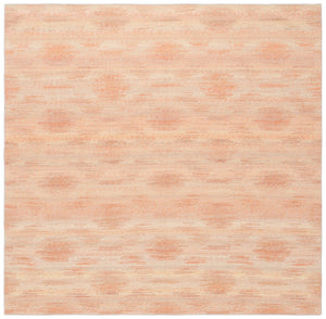 Safavieh Cabo Contemporary Round Area Rug - Elegant Abstract Design For Living Room Or Bedroom Décor Red ,Beige 97% Polyester,3% Cotton Cab373q-7sq