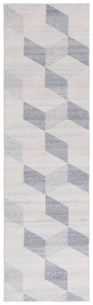 Safavieh Cabo Contemporary Geometric Area Rug - Elegant 3d Illusion Design For Modern Home Décor Style Beige ,Light Grey 97% Polyester,3% Cotton Cab374b-7sq