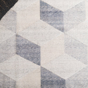 Safavieh Cabo Contemporary Geometric Area Rug - Elegant 3d Illusion Design For Modern Home Décor Style Beige ,Light Grey 97% Polyester,3% Cotton Cab374b-7sq