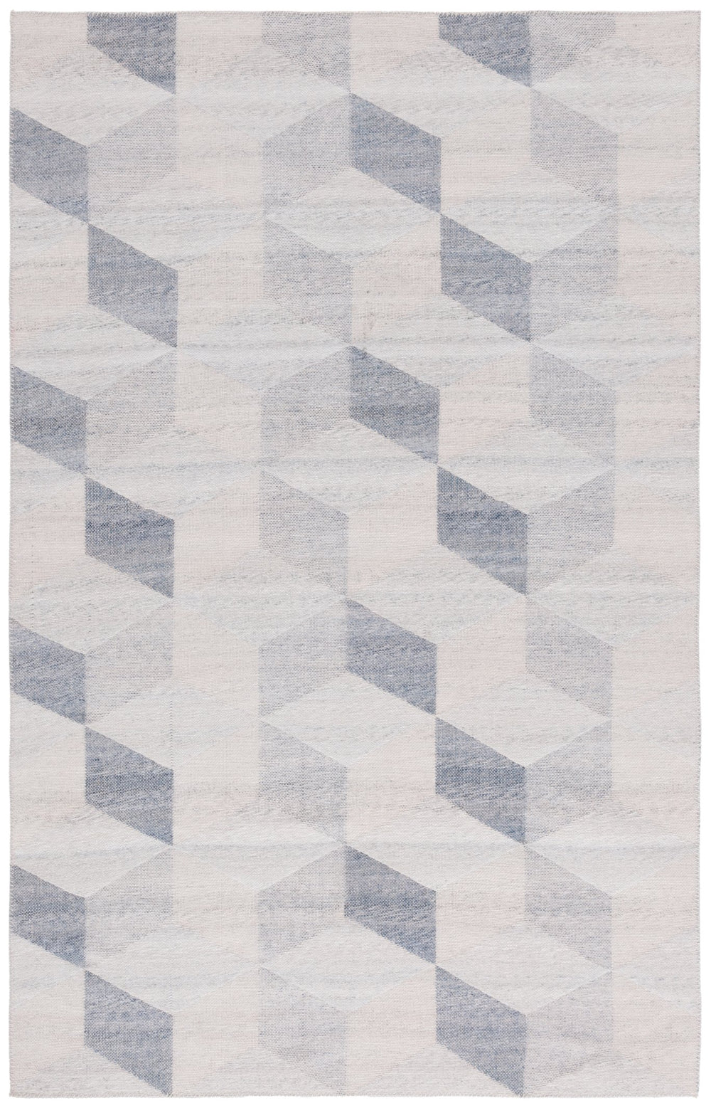 Safavieh Cabo Contemporary Geometric Area Rug - Elegant 3d Illusion Design For Modern Home Décor Style Beige ,Light Grey 97% Polyester,3% Cotton Cab374b-7sq