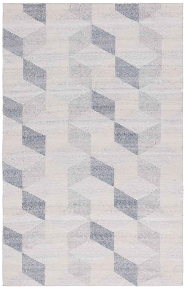 Safavieh Cabo Contemporary Geometric Area Rug - Elegant 3d Illusion Design For Modern Home Décor Style Beige ,Light Grey 97% Polyester,3% Cotton Cab374b-7sq