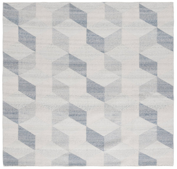 Safavieh Cabo Contemporary Geometric Area Rug - Elegant 3d Illusion Design For Modern Home Décor Style Beige ,Light Grey 97% Polyester,3% Cotton Cab374b-7sq