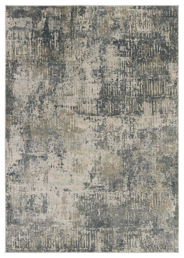 Jaipur Living Jaipur Living Ezra Viscose Area Rug Distressed Abstract Neutral Tones Soft Lustrous Pile RUG154630