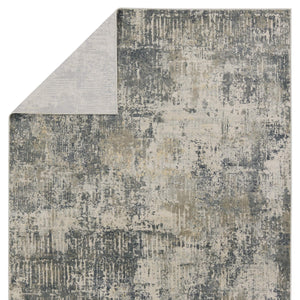 Jaipur Living Jaipur Living Ezra Viscose Area Rug Distressed Abstract Neutral Tones Soft Lustrous Pile RUG154630