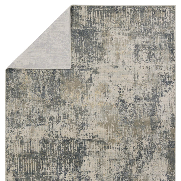 Jaipur Living Jaipur Living Ezra Viscose Area Rug Distressed Abstract Neutral Tones Soft Lustrous Pile RUG154630