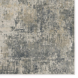 Jaipur Living Jaipur Living Ezra Viscose Area Rug Distressed Abstract Neutral Tones Soft Lustrous Pile RUG154630