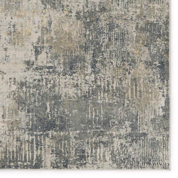 Jaipur Living Jaipur Living Ezra Viscose Area Rug Distressed Abstract Neutral Tones Soft Lustrous Pile RUG154630