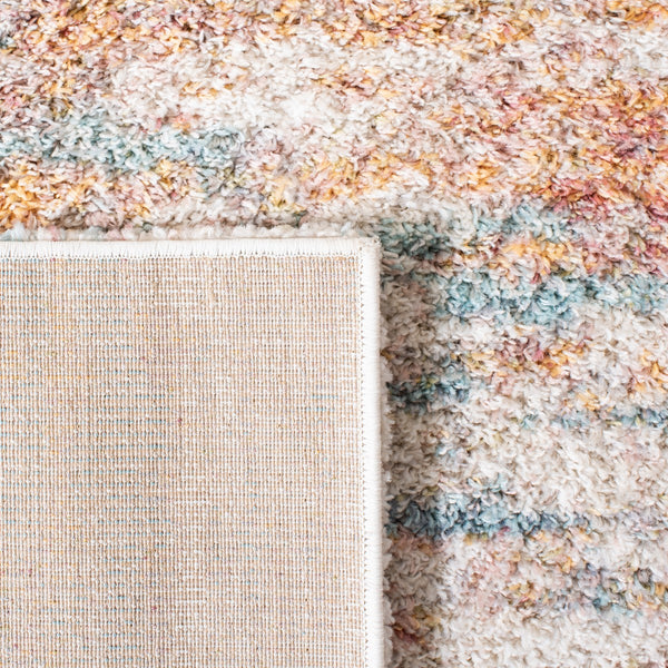 Safavieh Calista 112 Power Loomed Contemporary Rug Beige / Aqua 8' x 8' Square