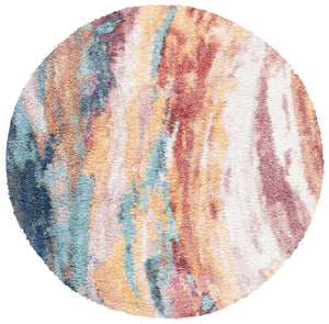 Safavieh Calista Plush Frieze Accent Rug In Gold & Aqua — Modern Turkish Loomed Texture, Soft Durable Style 2'-3" x 5'-0" CAL116D-25