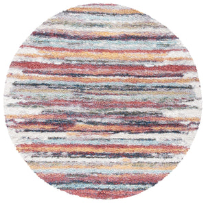 Safavieh Calista Plush Rust & Gold Square Rug — Contemporary Turkish Loomed Design, Cozy 1" Pile Comfort Edge 5'-3" x 5'-3" CAL132P-5SQ